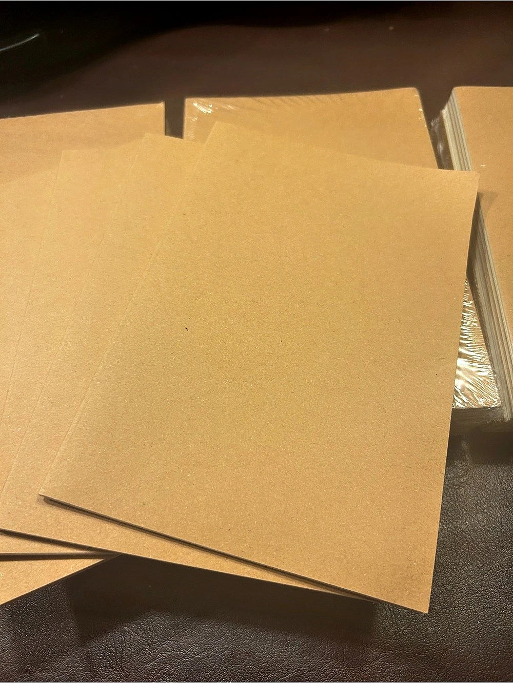 Blank Brown Notebooks